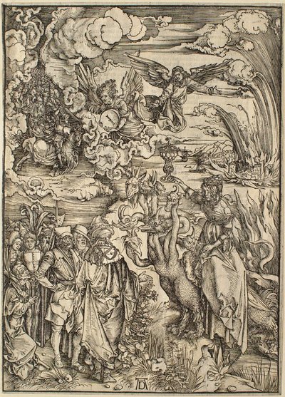 The Apocalypse: The Babylonian Whore by Albrecht Dürer