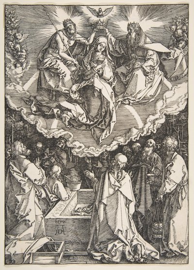 The Assumption and Coronation of the Virgin, from The Life of the Virgin, 1510 by Albrecht Dürer