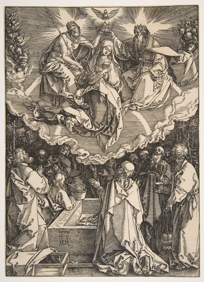 The Assumption and Coronation of the Virgin, from The Life of the Virgin by Albrecht Dürer