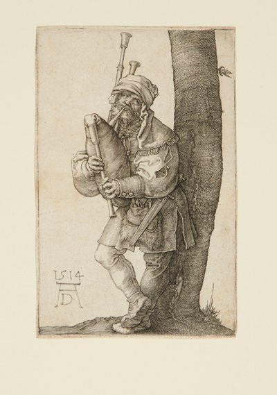 The Bagpiper by Albrecht Dürer
