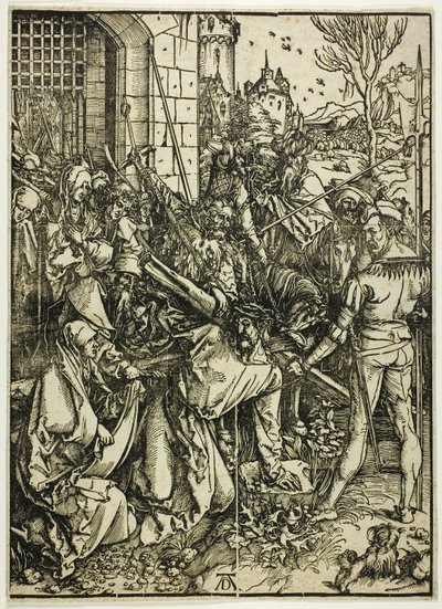 The Bearing of the Cross (from The Large Passion) by Albrecht Dürer