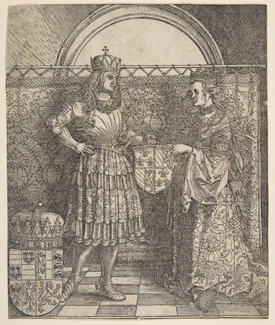 The Betrothal of Mary of Burgundy from the Triumphal Arch of Emperor Maximilian I, 1515 by Albrecht Dürer