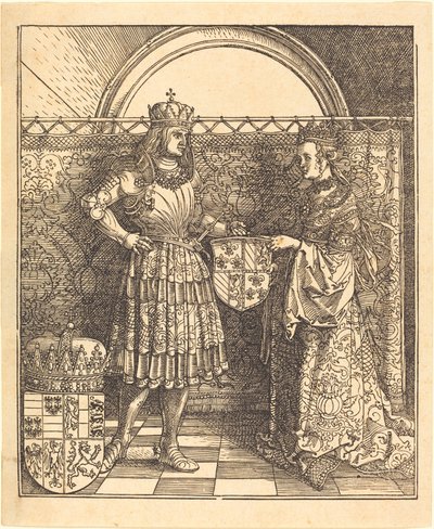 The Betrothal of Maximilian with Mary of Burgundy by Albrecht Dürer