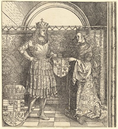 The Betrothal of Maximilian with Mary of Burgundy by Albrecht Dürer