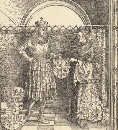 The Betrothal of Maximilian with Mary of Burgundy by Albrecht Dürer