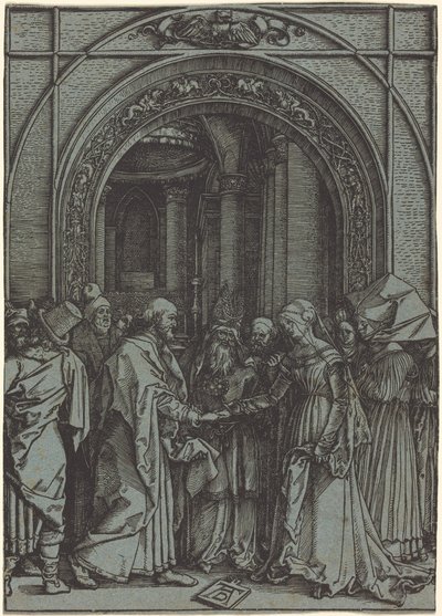The Betrothal of the Virgin by Albrecht Dürer
