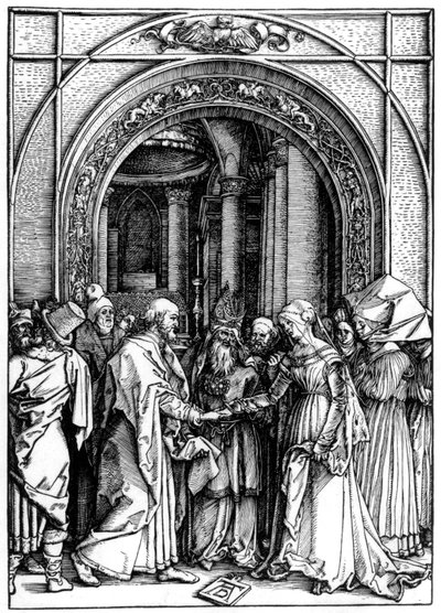 The Betrothal of the Virgin, from The Life of the Virgin by Albrecht Dürer