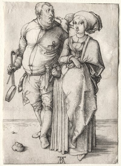 The Cook and His Wife, probably 1497 by Albrecht Dürer