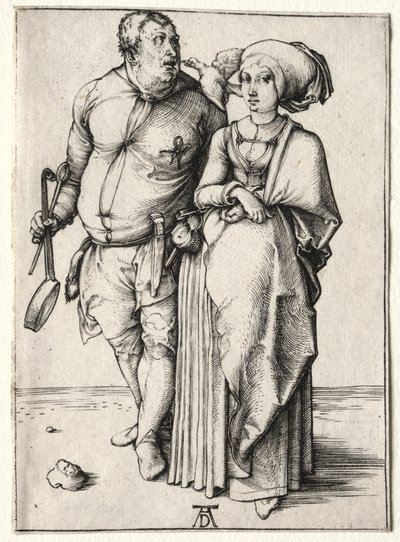The Cook and His Wife by Albrecht Dürer
