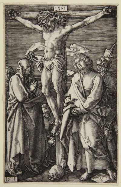 The Crucifixion (Engraved Passion series) by Albrecht Dürer