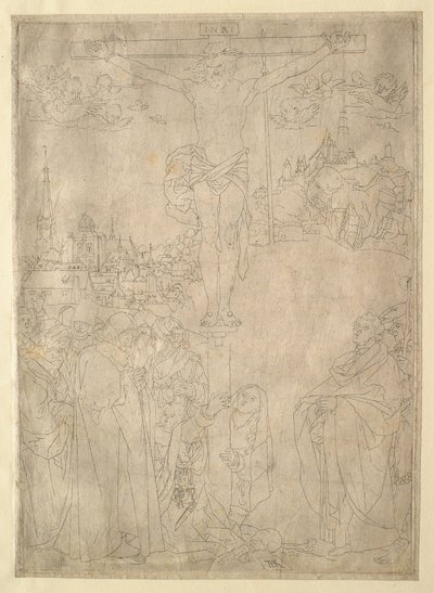 The Crucifixion (Outline) by Albrecht Dürer