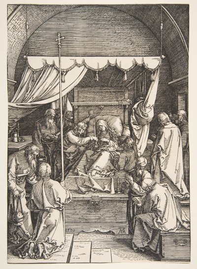 The Death of the Virgin, from The Life of the Virgin by Albrecht Dürer