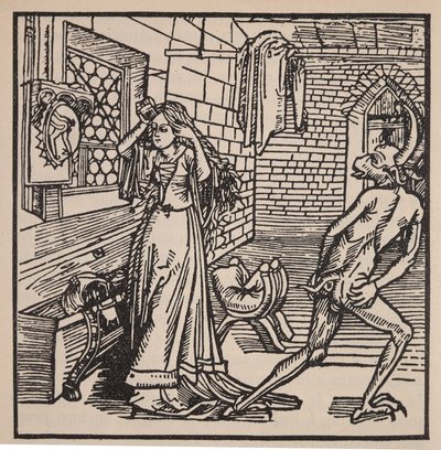 The Demon of Vanity and the Coquette, illustration from 