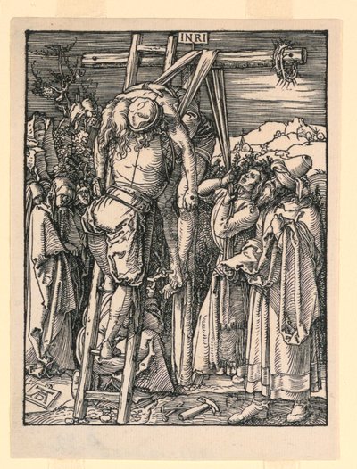 The Descent from the Cross (The Deposition), from The Little Passion Series by Albrecht Dürer
