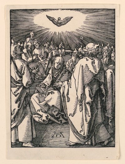 The Descent of the Holy Spirit (The Pentecost), from The Little Passion Series by Albrecht Dürer
