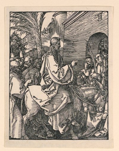 The Entrance of Christ into Jerusalem, from The Little Passion Series by Albrecht Dürer
