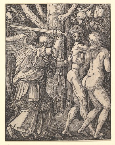 The Expulsion from Paradise, from "The Small Passion" by Albrecht Dürer