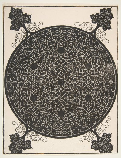 The Fifth Knot. Interlaced Roundel with Seven Six-Pointed Stars by Albrecht Dürer