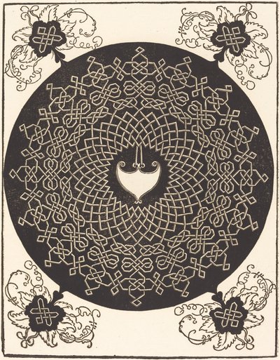 The First Knot (with a Heart-shaped Shield) by Albrecht Dürer