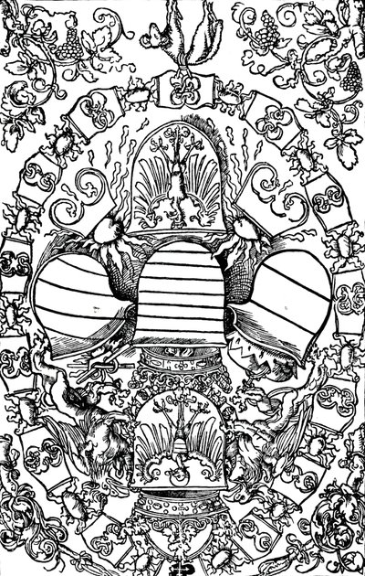 The Five Imperial Coats of Arms, 1515 by Albrecht Dürer