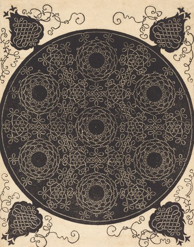 The Fourth Knot Combining Seven Circular Groups of Knots with Black Centers by Albrecht Dürer