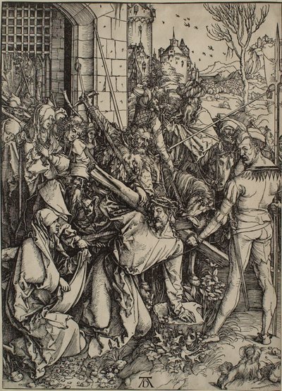 The Great Passion: Christ Carrying the Cross by Albrecht Dürer