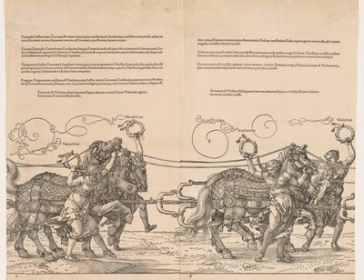 The Great Triumphal Car of Emperor Maximilian by Albrecht Dürer