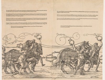 The Great Triumphal Car of Emperor Maximilian by Albrecht Dürer