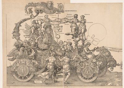 The Great Triumphal Car of Emperor Maximilian by Albrecht Dürer