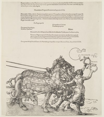 The Great Triumphal Chariot: Experience and Ingenuity by Albrecht Dürer