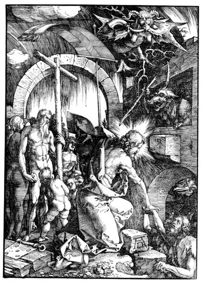 The Harrowing of Hell or Christ in Limbo, from The Large Passion by Albrecht Dürer