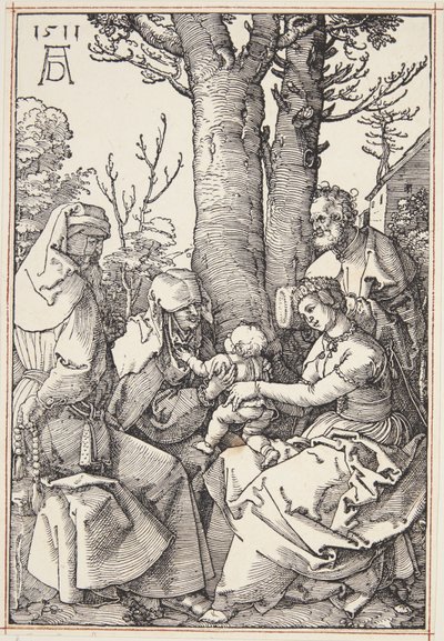 The Holy Family with Joachim and St. Anne by Albrecht Dürer