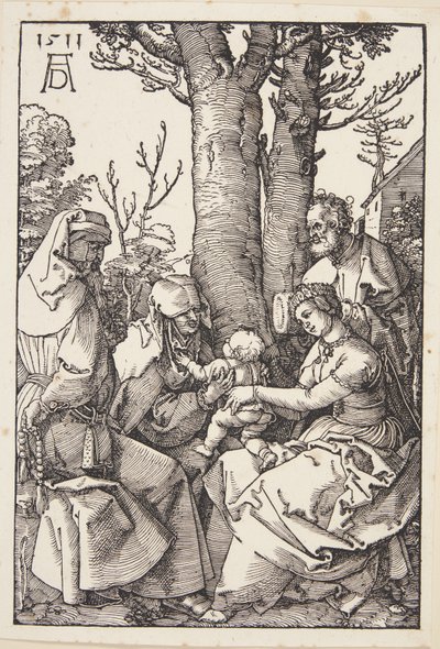 The Holy Family with Joachim and St. Anne by Albrecht Dürer
