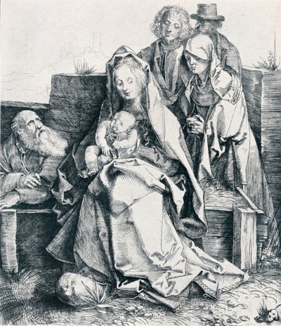 The Holy Family with St John, the Magdalene and Nicodemus by Albrecht Dürer