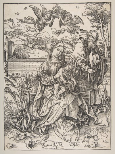 The Holy Family with Three Hares, ca. 1497-98 by Albrecht Dürer
