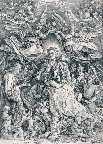 The Holy Virgin as the Queen of the Angels by Albrecht Dürer