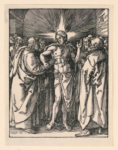 The Incredulity of Saint Thomas, from The Little Passion Series by Albrecht Dürer