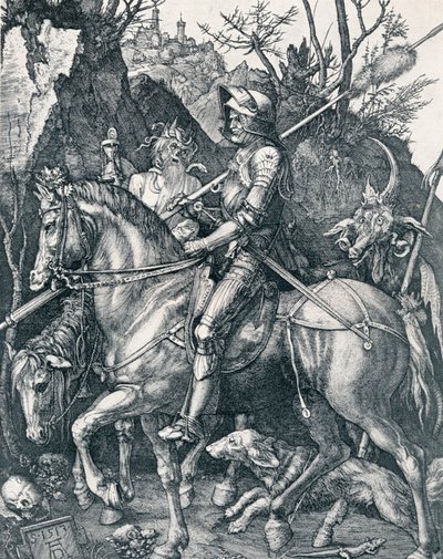 The Knight, Death and the Devil by Albrecht Dürer