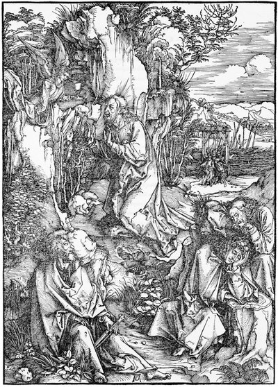 The Large Passion: Christ on the Mount of Olives by Albrecht Dürer