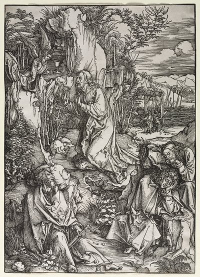 The Large Passion: Christ on the Mount of Olives by Albrecht Dürer