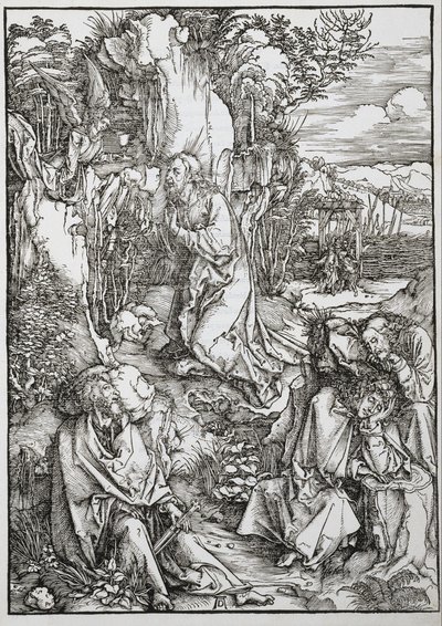 The Large Passion: Christ on the Mount of Olives by Albrecht Dürer