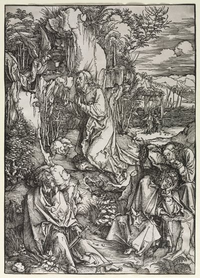 The Large Passion: Christ on the Mount of Olives by Albrecht Dürer