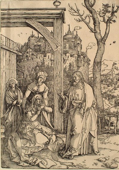 The Life of the Virgin: Christ Taking Leave from His Mother by Albrecht Dürer