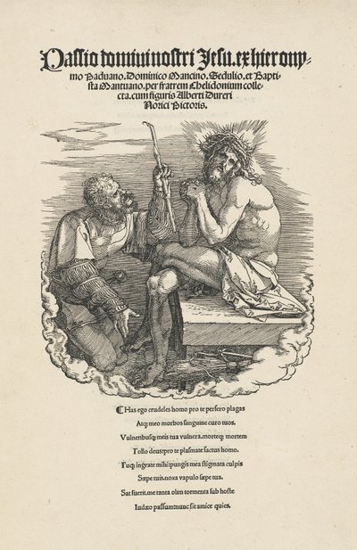 The Man of Sorrows Mocked by a Soldier by Albrecht Dürer