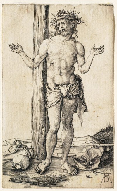 The Man of Sorrows with Arms Outstretched by Albrecht Dürer