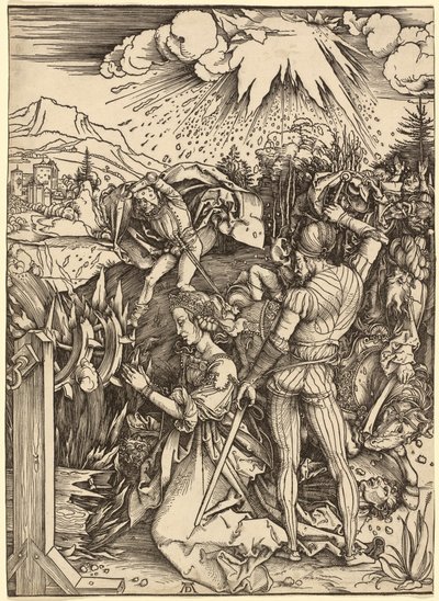 The Martyrdom of Saint Catherine by Albrecht Dürer