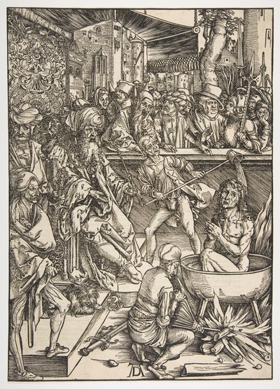 The Martyrdom of Saint John, from The Apocalypse, Latin Edition 1511 by Albrecht Dürer