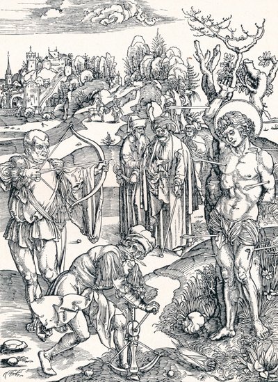 The Martyrdom of St Sebastian by Albrecht Dürer