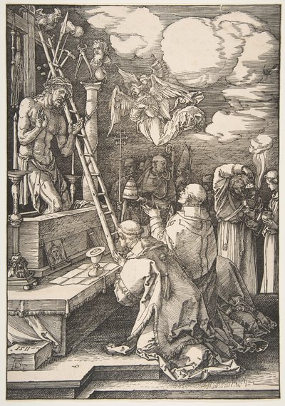 The Mass of Saint Gregory by Albrecht Dürer
