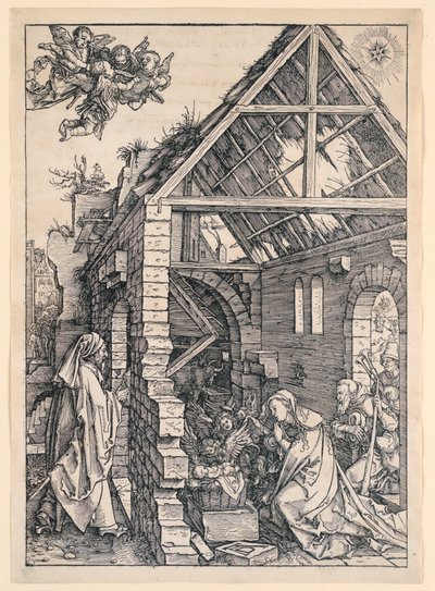 The Nativity, from the Life of the Virgin series by Albrecht Dürer